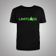 Limitless juodi marškinėliai / neon žalia